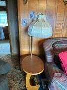 Lamp Table with Decorative Shade