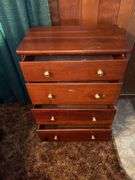 Wood 4-Drawer Dresser