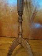 Wooden Plant Stand with Artificial Plant