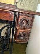 Singer Model 247 Sewing Machine with Treadle Base and Cabinet