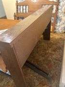 Full Size Bed Frame with Headboard and Matching Footboard