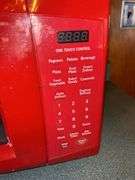 Kenmore Red Microwave Oven Model 721.66227700
