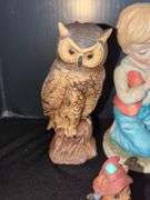 Ceramic Figurines - People, Owls, and Teddy Bears