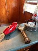 Dirt Devil Handheld Vacuum, Emerson Stereo, & Barometer Thermometer Humidity Gauge