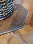 Wooden Plant Stand with Artificial Plant
