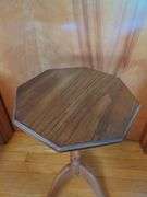 Wooden Plant Stand with Artificial Plant