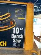 Pro-Tech 10" Bench Saw Model 4106