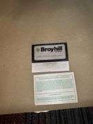 Broyhill Plaid Sofa with Pillows