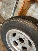 Set of Four Uniroyal 205/75R14 M/S Tires on Aluminum Wheels
