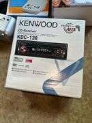Mixed Electronics Lot: Kenwood CD Receiver, AT&T Answering Systems, SoundGear Clock Radio, and More