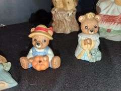 Ceramic Figurines - People, Owls, and Teddy Bears