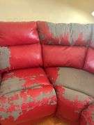 Red Power Reclining Sectional Sofa