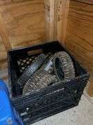 Assorted Containers: Plastic Drums, Buckets, and Storage