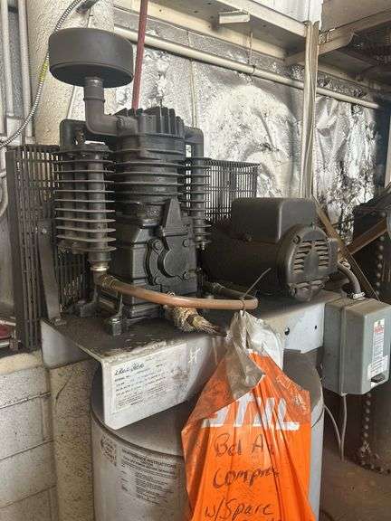 BelAir 7.5HP Air Compressor with Spare Parts