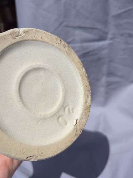 Two Stoneware Pottery Vessels