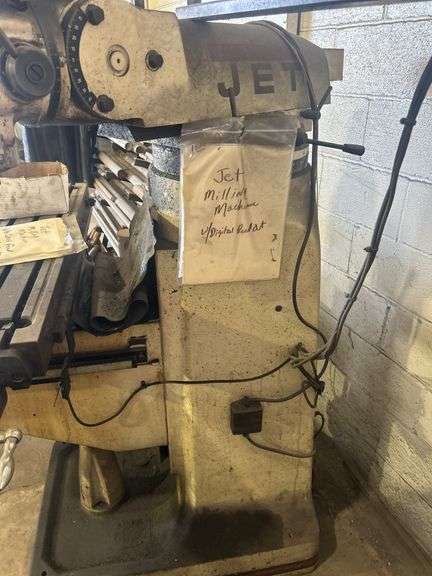 JET Turret Milling Machine with Auto Cross Feed and Digital Read Out