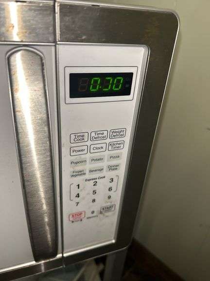 Farberware Microwave Oven on Wheeled Stand