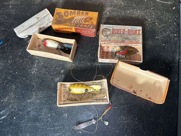 Mixed Lot of Heddon and Bomber Fishing Lures image