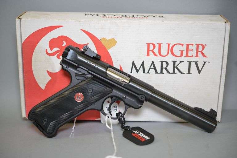 Ruger Mark IV Target .22LR Pistol, image