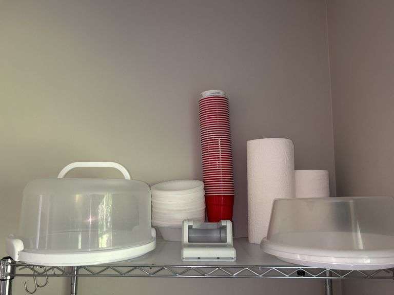Household Cleaning Supplies, Disposable Goods, and Storage Tins image