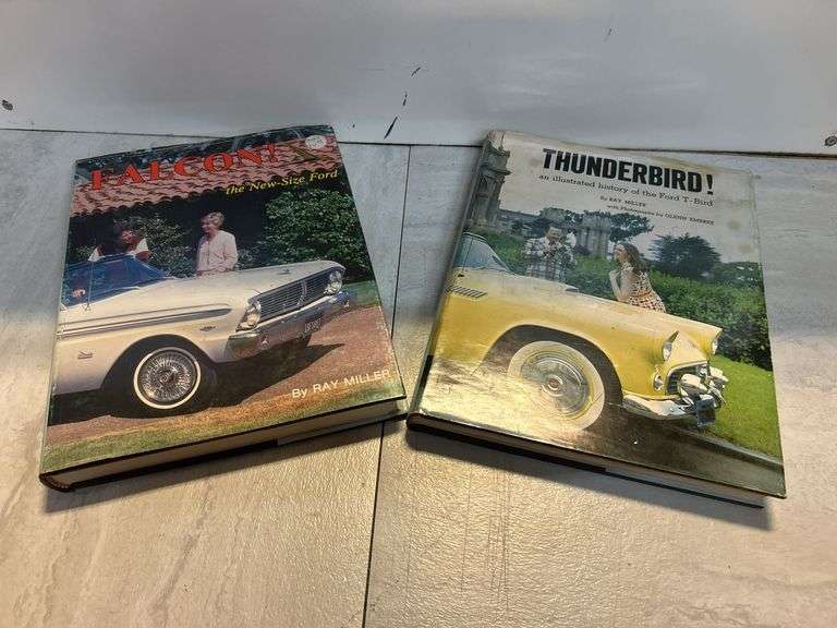 Ford Falcon & Thunderbird Illustrated History Books by Ray Miller image