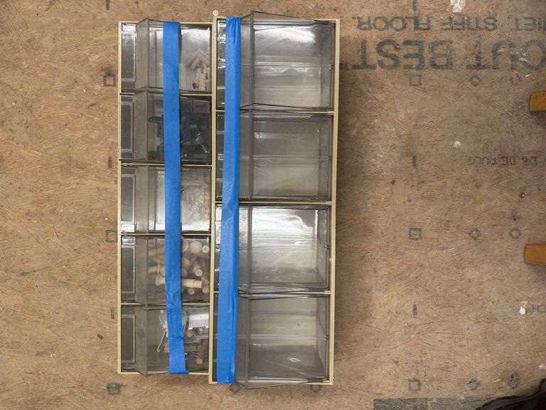 Organizer with Dowels, Fasteners, and Hardware