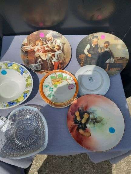 Collection of Assorted Decorative Plates and Bowls image
