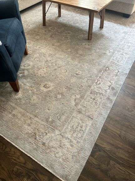 Ralph Lauren Ivory and Grey Sage 9' x 12' Area Rug image