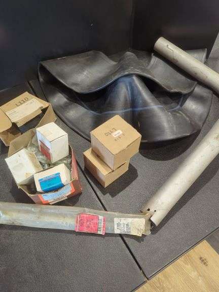 Tractor Parts Assortment - Bushings, Bolts, Tube and Other Parts image