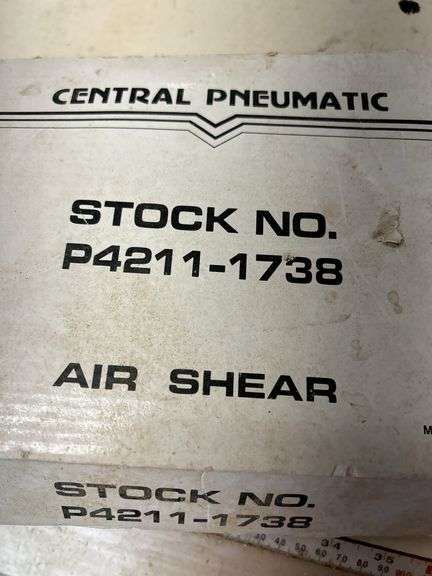 Central Pneumatic P4211-1738 Air Shear