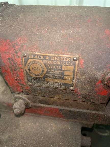 Black & Decker Valve Refacer Machine