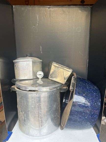 Kitchenware Items Including Pressure Cooker, Pans and More image