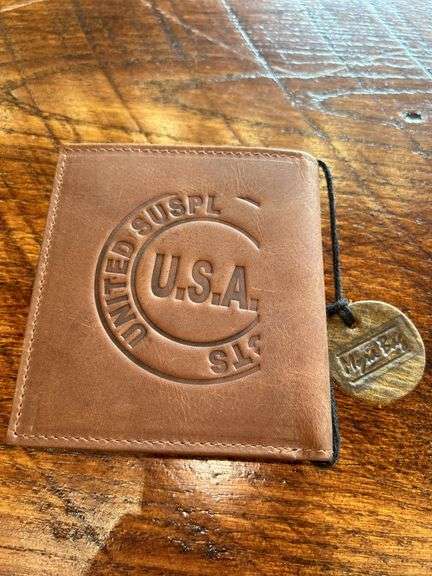Myra Bag United SUSPL USA Brown Leather Wallet - RFID Blocking image
