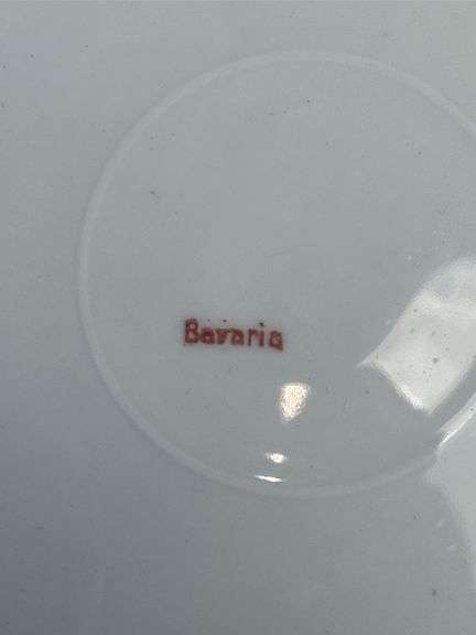 Set of Four Bavaria Floral Plates