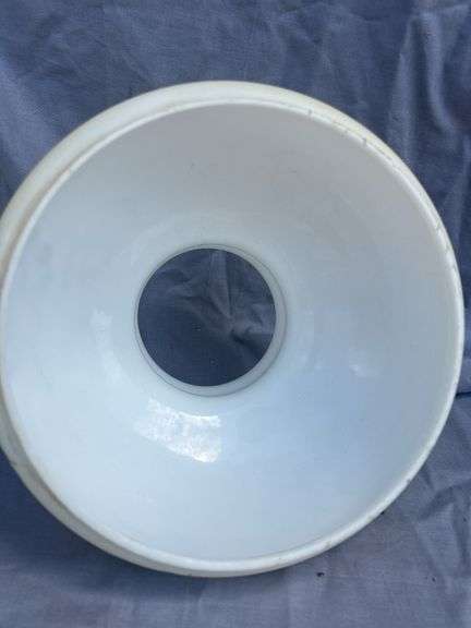 Floral Painted Glass Lamp Shade