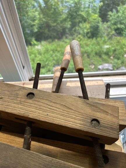Set of Three Wood Clamps