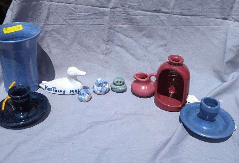ByBee Pottery Collection with Duck Figurine image