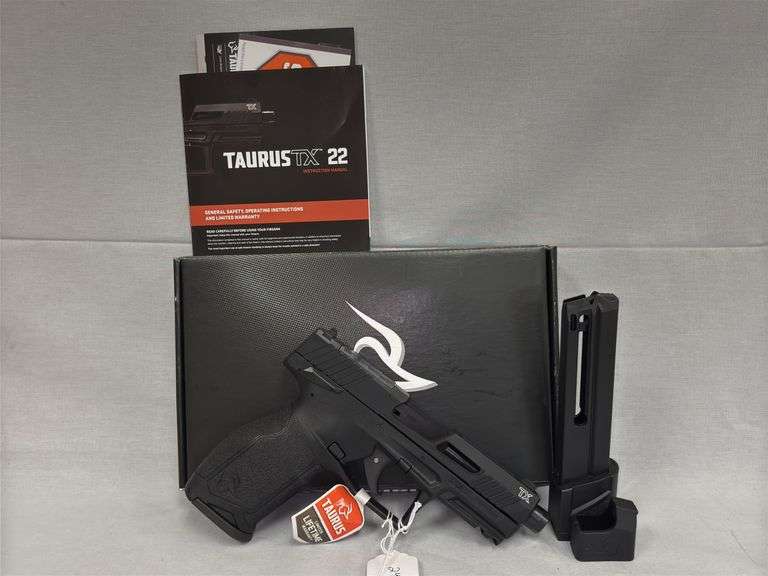 Taurus TX22 .22 LR Pistol with Magazine and Manual
