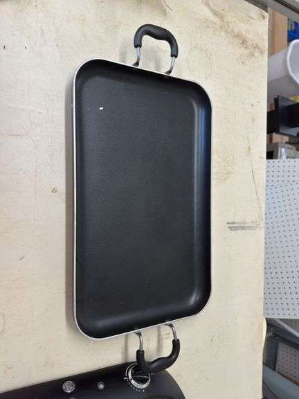 GE Double Burner Hot Plate & Griddle Pan