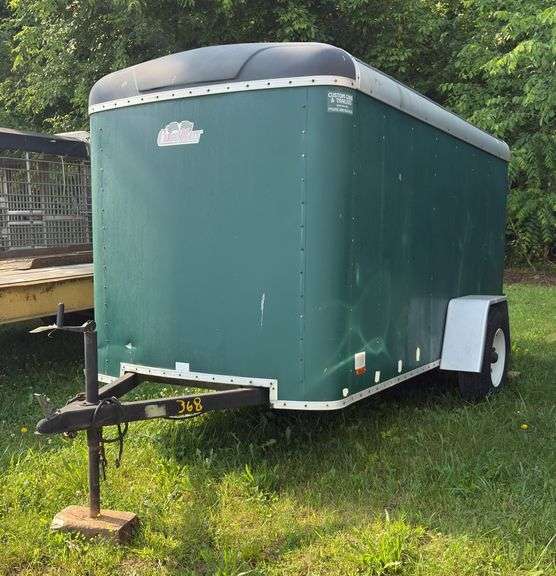 L15A- GREEN CARGO TRAILER (NO TITLE) image