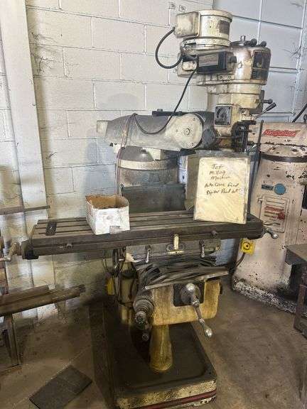 JET Turret Milling Machine with Auto Cross Feed and Digital Read Out image