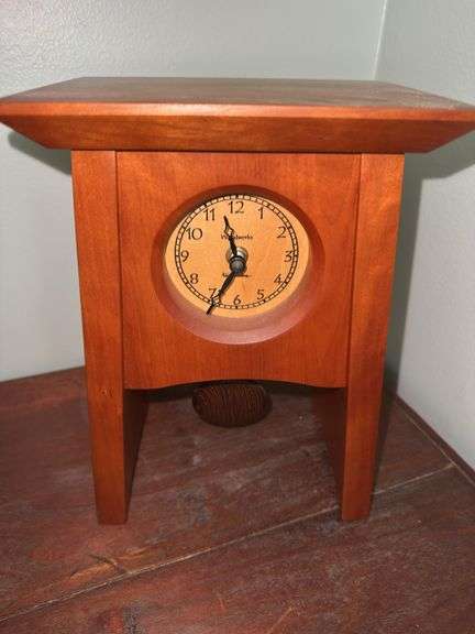 Woodwerks Table Clock with Pendulum image