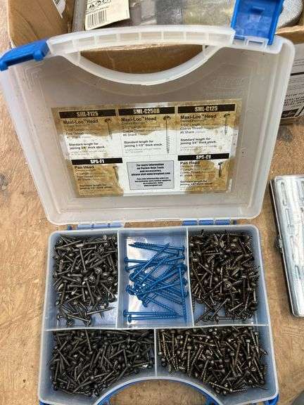 Drill Bits, Screws, and Driver Sets