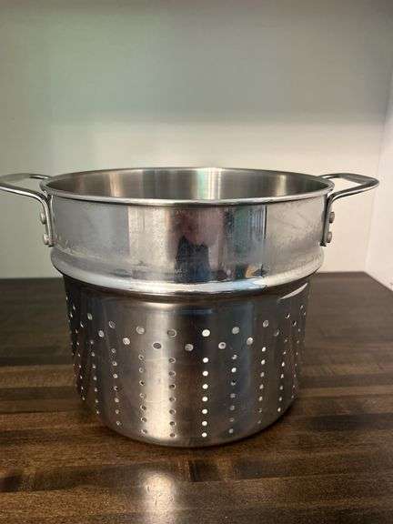 Stainless Steel Pasta Cooker/Steamer Insert image