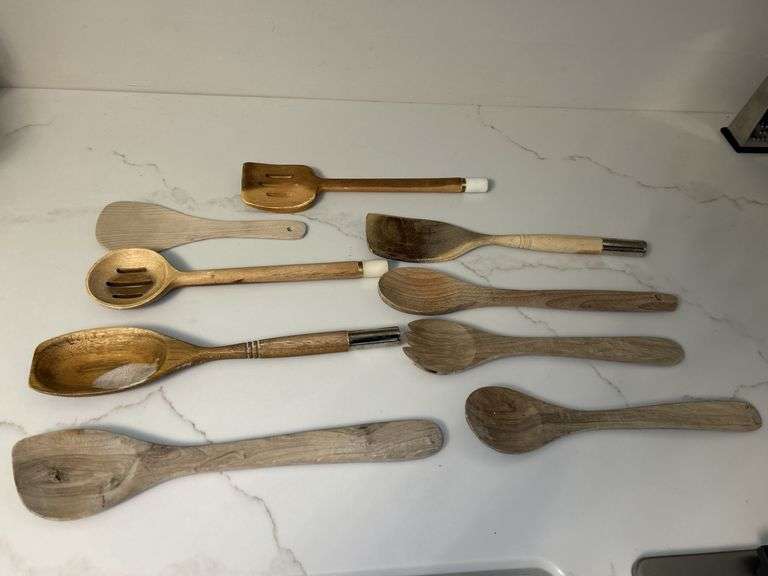 Collection of Wooden Kitchen Utensils image
