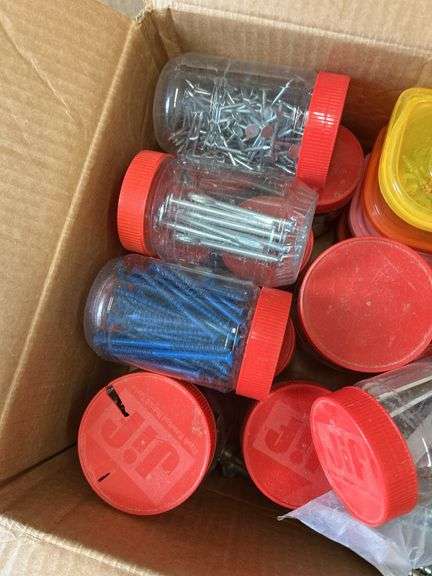 Box of Mixed Fasteners - Screws, Nails, Bolts