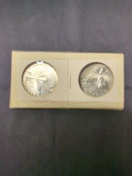 Two German 10 Mark Coins: 1969 and 1972 Munich Olympics image