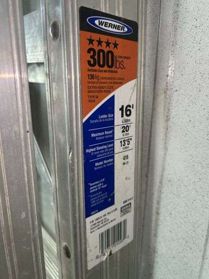 Werner 16 Foot Aluminum Ladder