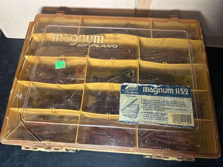 Plano Magnum 1152 Tackle Box with Soft Plastic Fishing Lures image