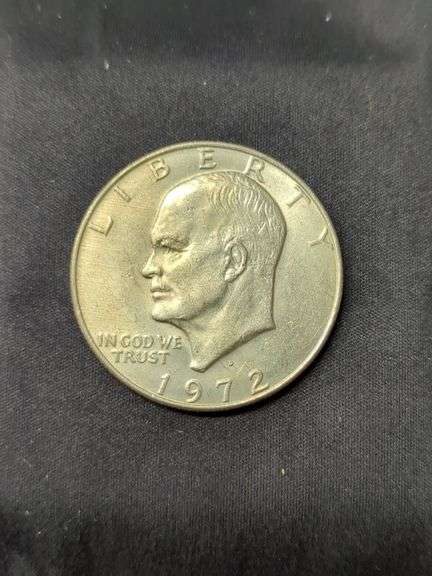 1972 Eisenhower One Dollar Coin image